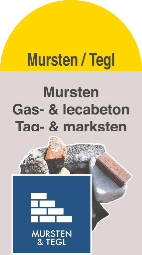 Mursten / tegl  (Container 25B)